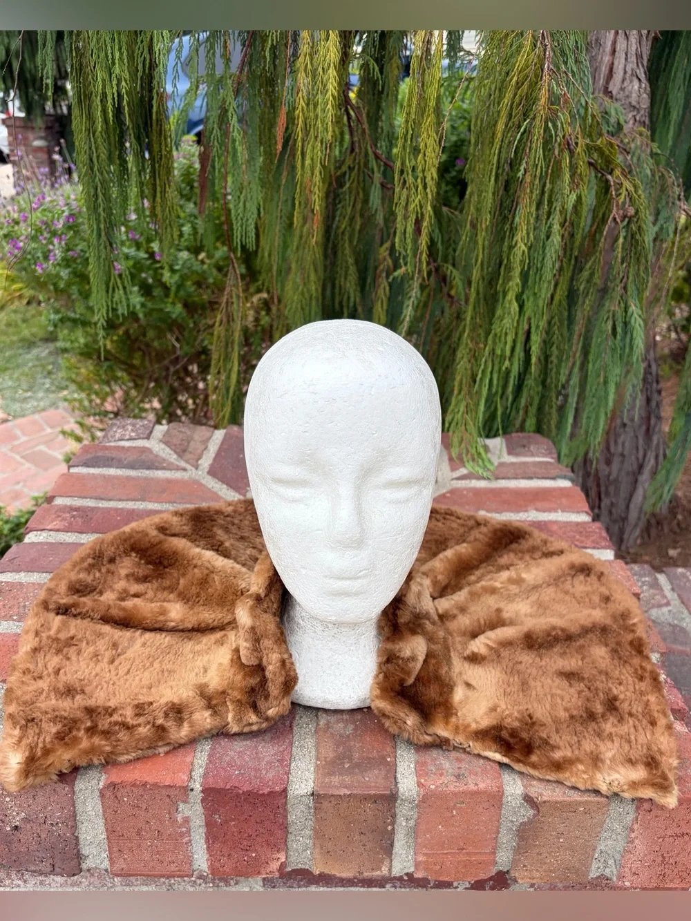 Buttersoft Genuine Sheared Beaver Fur Cape Collar Kids Fred Benioff 1940’s